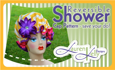 Reversible Shower Cap Digital Sewing Pattern